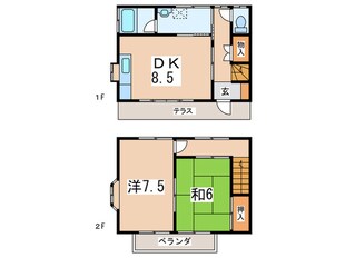 メゾンT.S　A棟の物件間取画像